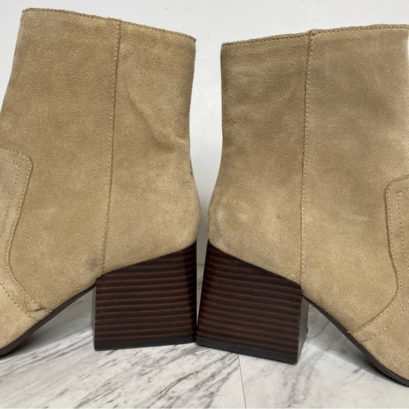 New! Blondo Salome Tan Suede Bootie 8 1/2 - Picture 8 of 15